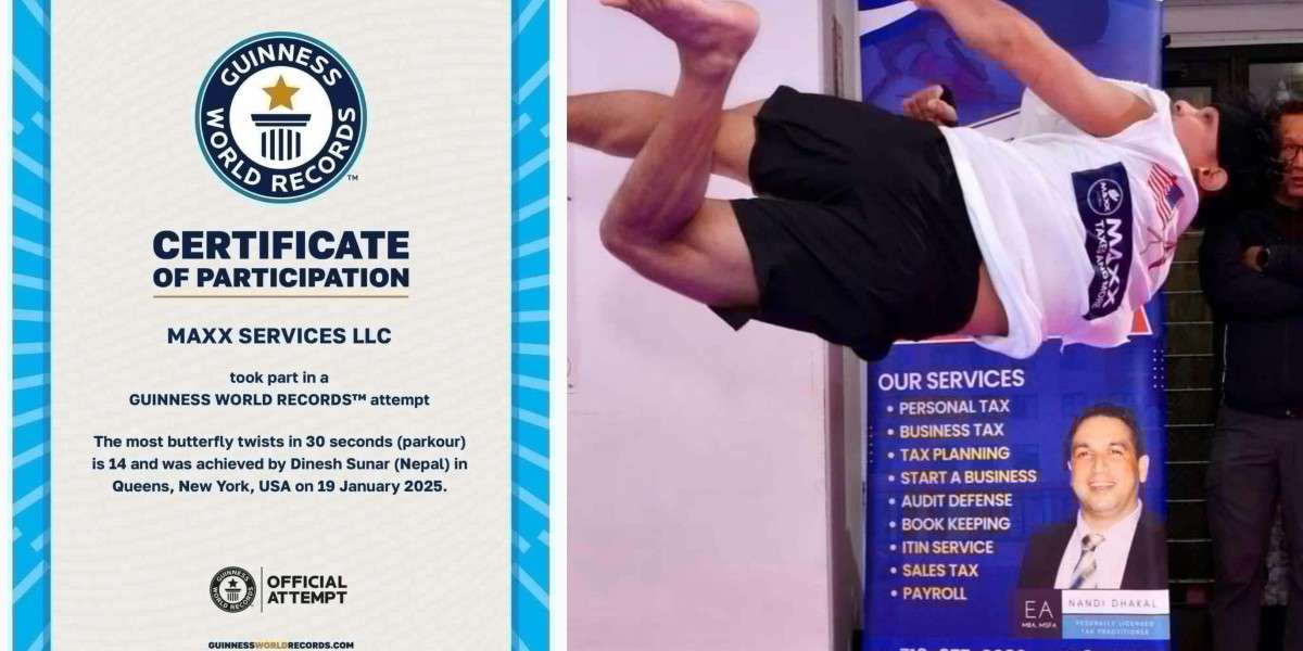  New York's Max Tax Receives Guinness World Record Certificate